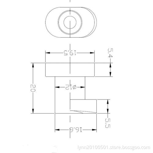 5# Round Feet Hold Downs for PCB Wave Solder Pallets
